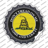 Come And Take It Gadsden Novelty Bottle Cap Sticker Decal