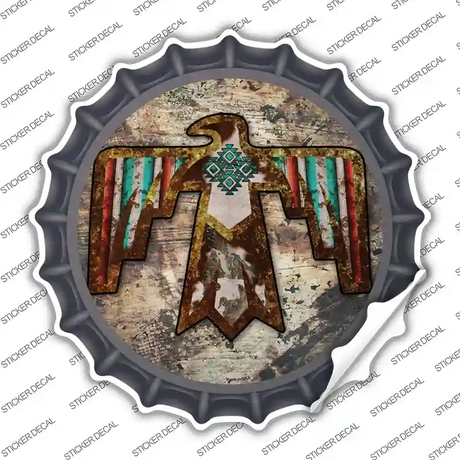 Western Phoenix Novelty Bottle Cap Sticker Decal