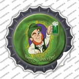Happy St. Patricks Day Novelty Bottle Cap Sticker Decal