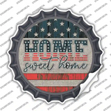 Home Sweet Home Worn Wood Novelty Bottle Cap Sticker Decal