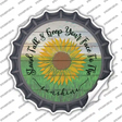 Keep Your Face To The Sunshine Novelty Bottle Cap Sticker Decal