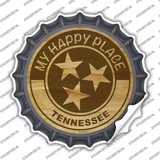 My Happy Place Tristar Tennessee Novelty Bottle Cap Sticker Decal