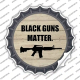 Black Guns Matter Novelty Bottle Cap Sticker Decal