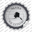 Alaska NW Extreme Novelty Bottle Cap Sticker Decal