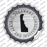 Delaware Liberty and Independence Novelty Bottle Cap Sticker Decal