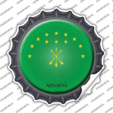 Adygea Country Novelty Bottle Cap Sticker Decal