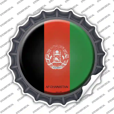 Afghanistan Country Novelty Bottle Cap Sticker Decal