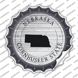 Nebraska Cornhusker State Novelty Bottle Cap Sticker Decal