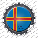 Aland Islands Country Novelty Bottle Cap Sticker Decal
