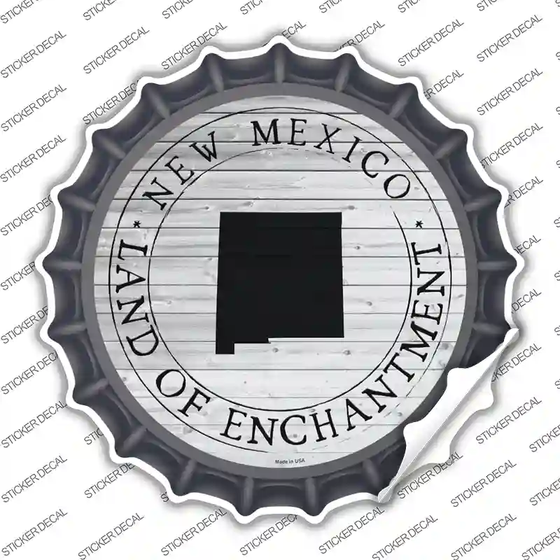 New Mexico Land Of Enchantment Novelty Bottle Cap Sticker Decal