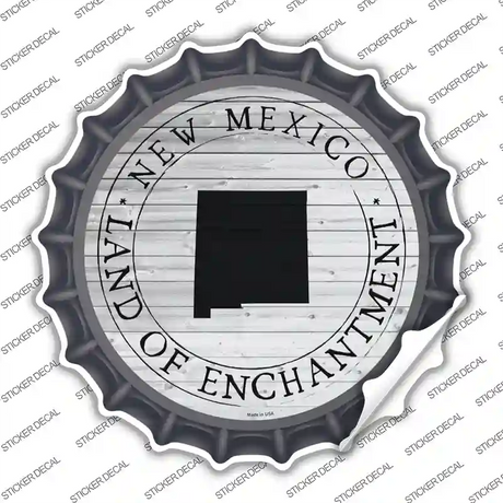 New Mexico Land Of Enchantment Novelty Bottle Cap Sticker Decal