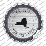 New York Big Apple Novelty Bottle Cap Sticker Decal