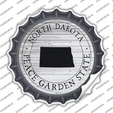 North Dakota Peace Garden State Novelty Bottle Cap Sticker Decal