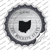 Ohio Buckeye State Novelty Bottle Cap Sticker Decal