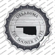 Oklahoma Sooner State Novelty Bottle Cap Sticker Decal