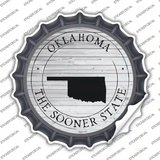 Oklahoma Sooner State Novelty Bottle Cap Sticker Decal