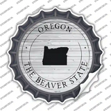 Oregon Beaver State Novelty Bottle Cap Sticker Decal