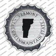 Vermont Green Mountain State Novelty Bottle Cap Sticker Decal