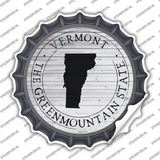 Vermont Green Mountain State Novelty Bottle Cap Sticker Decal