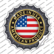 American Product Novelty Bottle Cap Sticker Decal