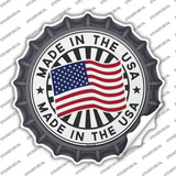 Made In The USA Novelty Bottle Cap Sticker Decal