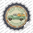 Farm Fresh Pumpkins Novelty Bottle Cap Sticker Decal