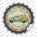 Farm Fresh Pumpkins Novelty Bottle Cap Sticker Decal