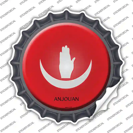 Anjouan Country Novelty Bottle Cap Sticker Decal