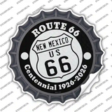 New Mexico Route 66 Centennial Novelty Bottle Cap Sticker Decal