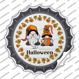 Happy Halloween Pumpkin Spooky Gnomes Novelty Bottle Cap Sticker Decal