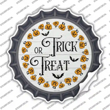 Trick Or Treat Pumpkin Ring Novelty Bottle Cap Sticker Decal