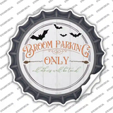 Broom Parking Only Novelty Bottle Cap Sticker Decal