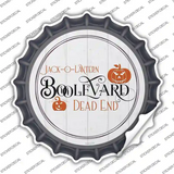 Jack O Lantern Boolevard Novelty Bottle Cap Sticker Decal