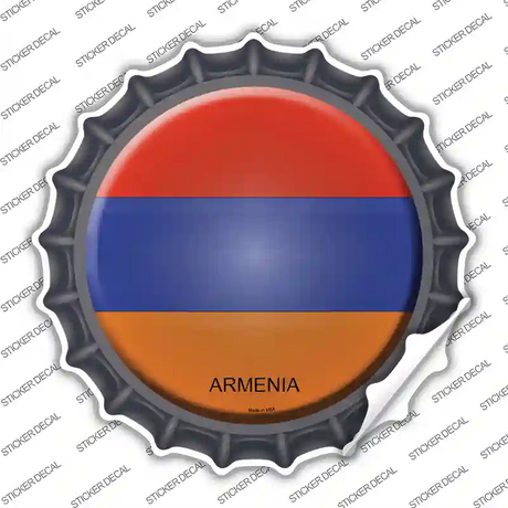 Armenia Novelty Bottle Cap Sticker Decal
