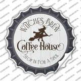 Witches Brew Coffee House Novelty Bottle Cap Sticker Decal