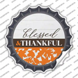 Blessed and Thankful Novelty Bottle Cap Sticker Decal
