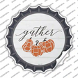 Gather Pumpkins Novelty Bottle Cap Sticker Decal