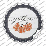 Gather Pumpkins Novelty Bottle Cap Sticker Decal