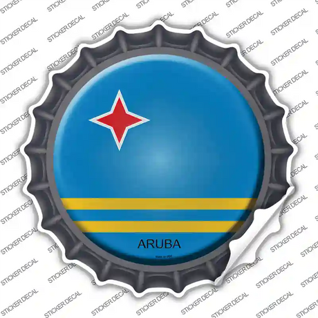 Aruba Novelty Bottle Cap Sticker Decal