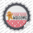 Cookie Tasters Welcome Novelty Bottle Cap Sticker Decal