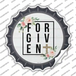 Forgiven with Cross Novelty Bottle Cap Sticker Decal
