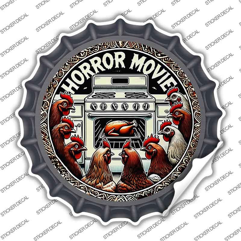 Horror Movie Novelty Bottle Cap Sticker Decal BC-2082s