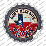 Dont Mess With Texas Novelty Bottle Cap Sticker Decal BC-2083s
