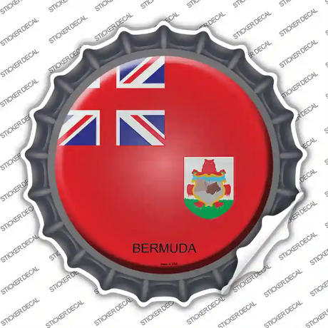 Bermuda Country Novelty Bottle Cap Sticker Decal