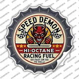 Speed Demon Novelty Bottle Cap Sticker Decal BC-2096s