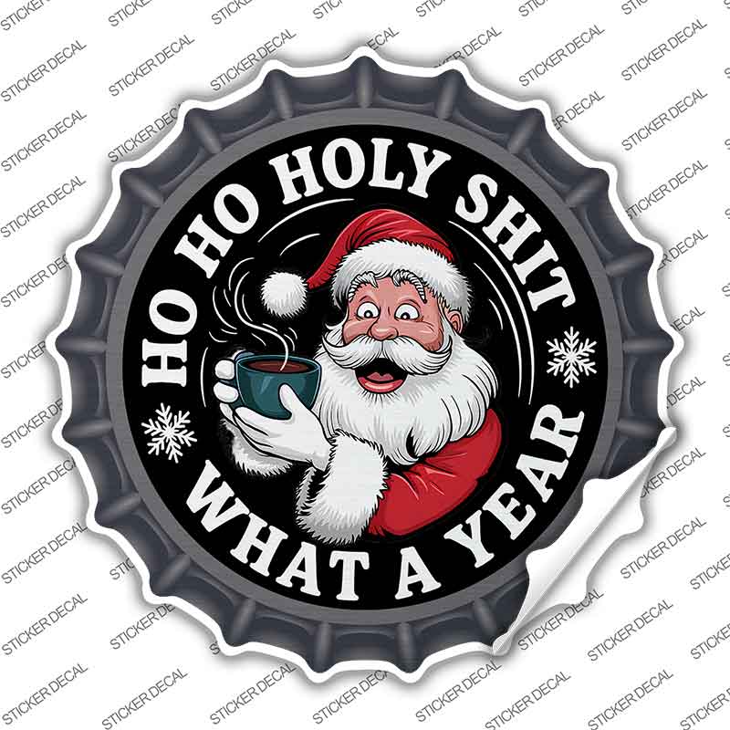 Ho Ho Holy Novelty Bottle Cap Sticker Decal BC-2100s