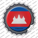 Cambodia Country Novelty Bottle Cap Sticker Decal