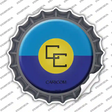 Caricom Country Novelty Bottle Cap Sticker Decal