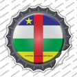 Central African Republic Country Novelty Bottle Cap Sticker Decal