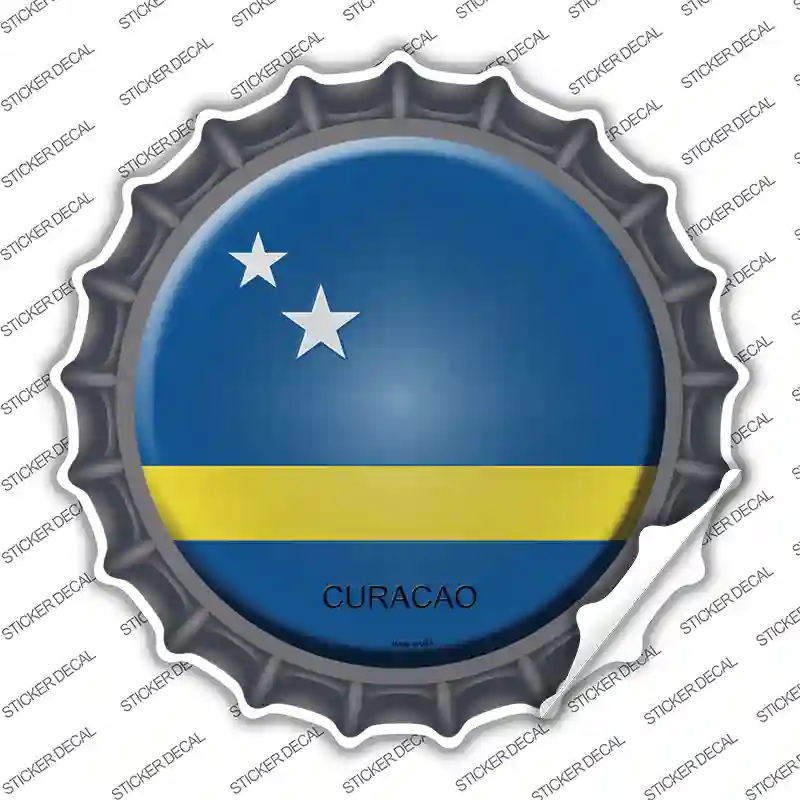 Curacao Country Novelty Bottle Cap Sticker Decal